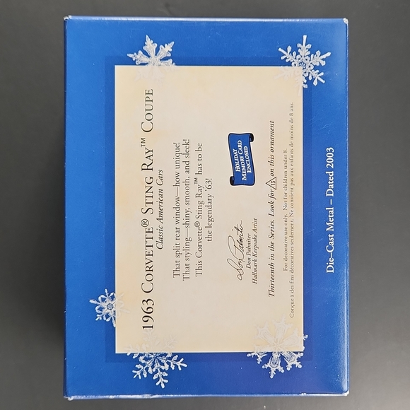 1963 Corvette Stingray Coupe Collectors Series Die Cast VTG 2003 GM - Picture 14 of 17